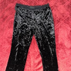 Black velvet bottoms